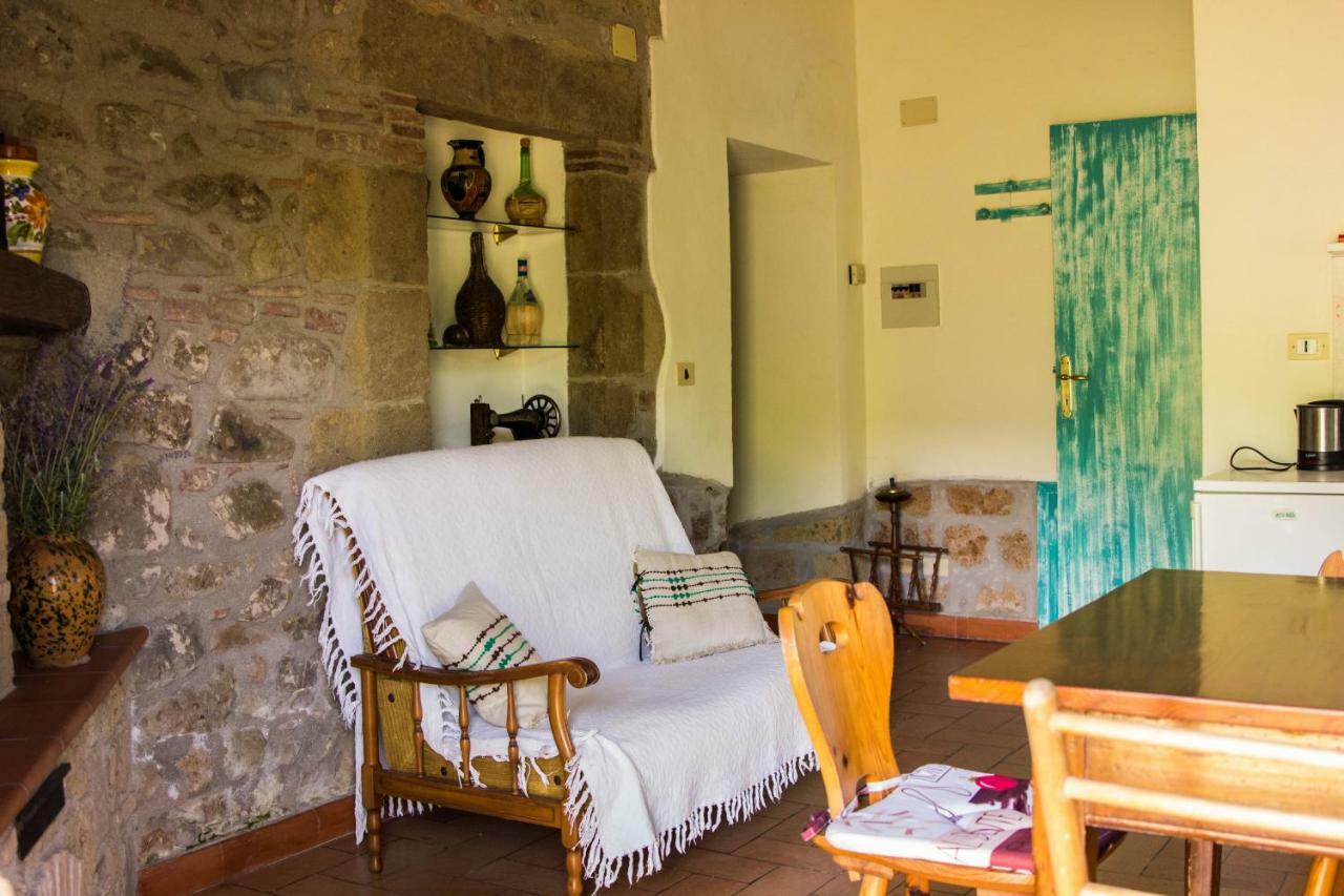 Podere Le Chiuse Sovana Bagian luar foto