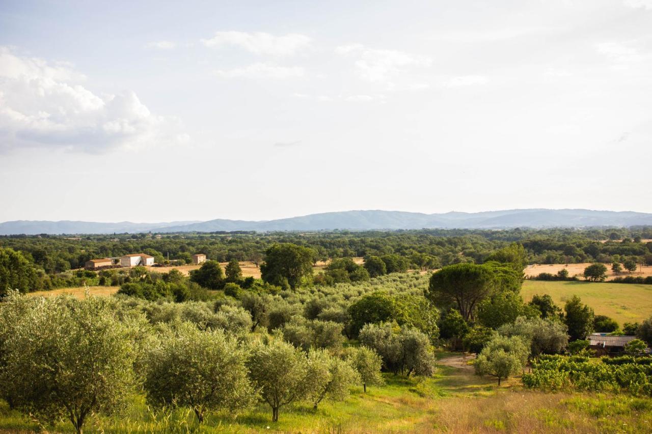 Podere Le Chiuse Sovana Bagian luar foto